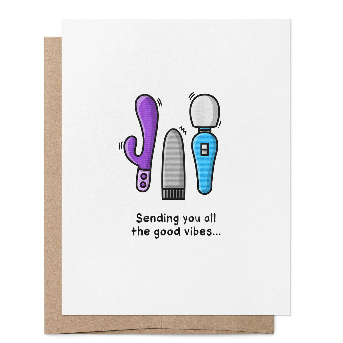 Sending You All the Good Vibes | Adult Kinky Sexy Card
