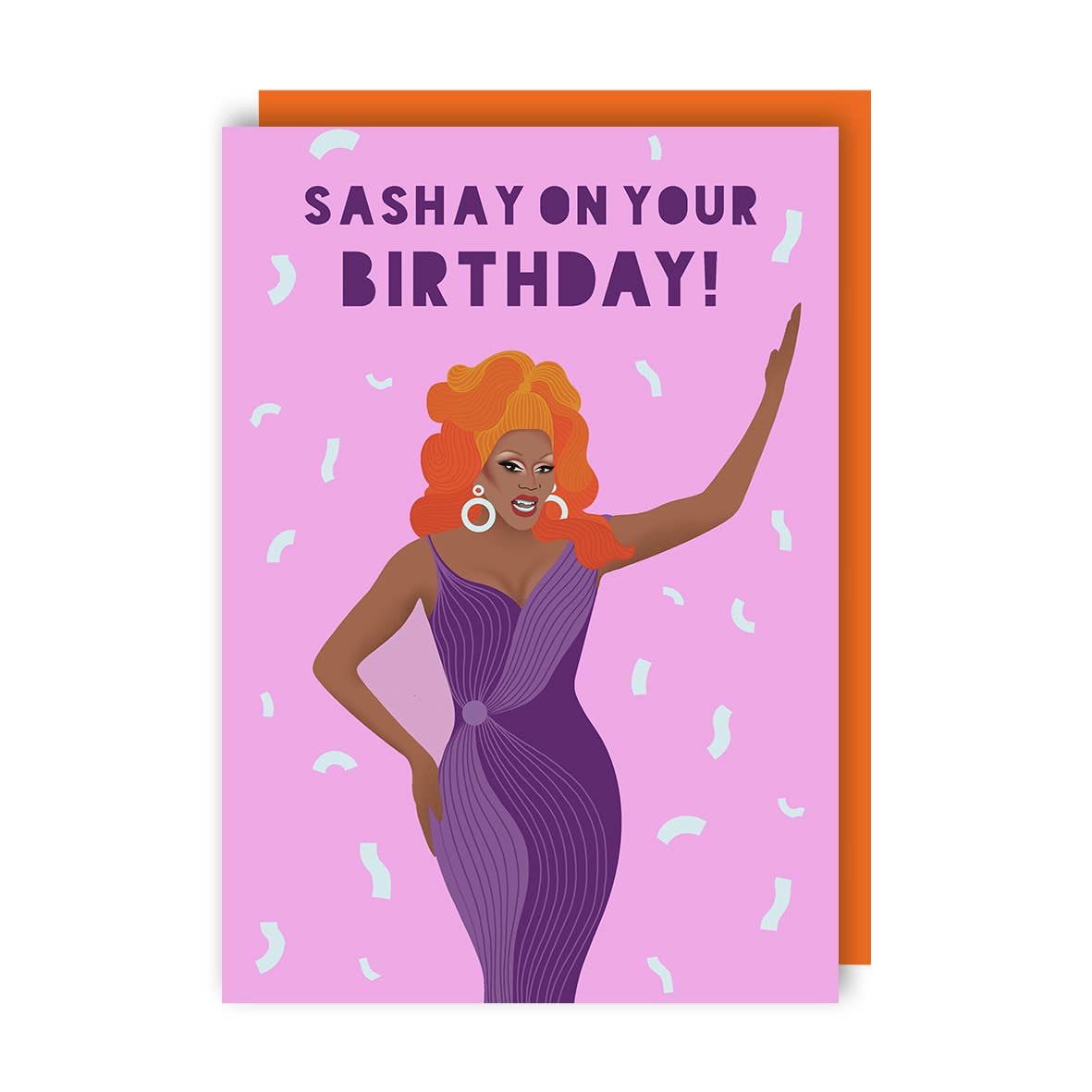 RuPaul Drag Race Birthday Card: Cellophane