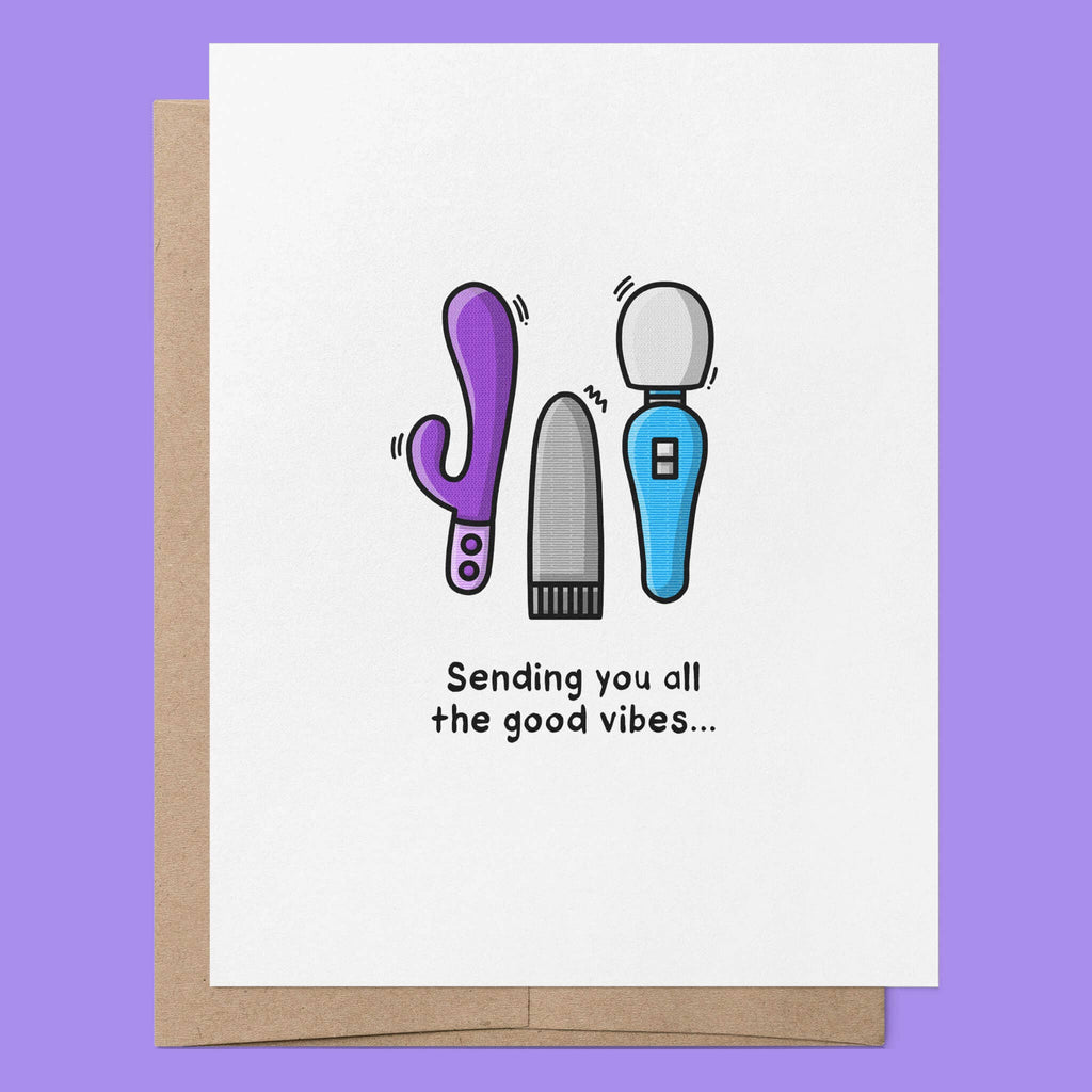 Sending You All the Good Vibes | Adult Kinky Sexy Card
