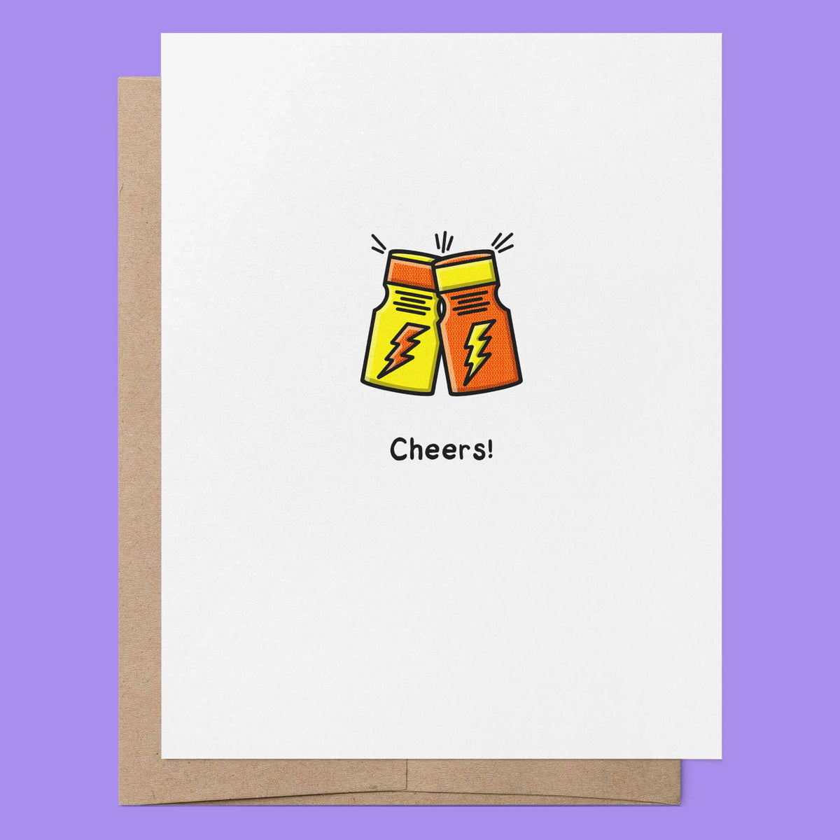 Cheers Poppers | Adult Kinky Sexy Greeting Card