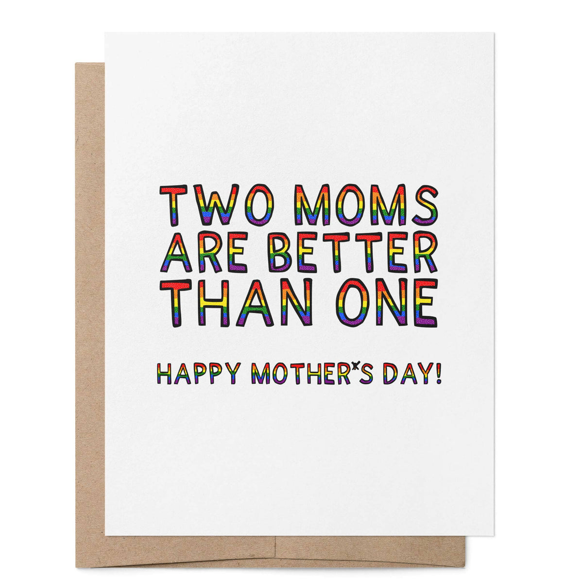 Two Moms are Better than One | Lesbian Mother's Day Card