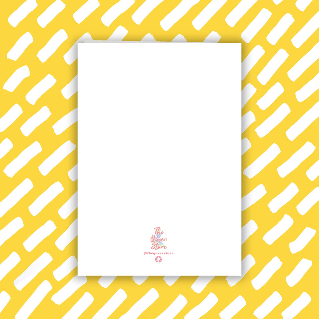 Bisexual Coming Out Congratulations Card | LGBT | LGBTQIA: Blank card