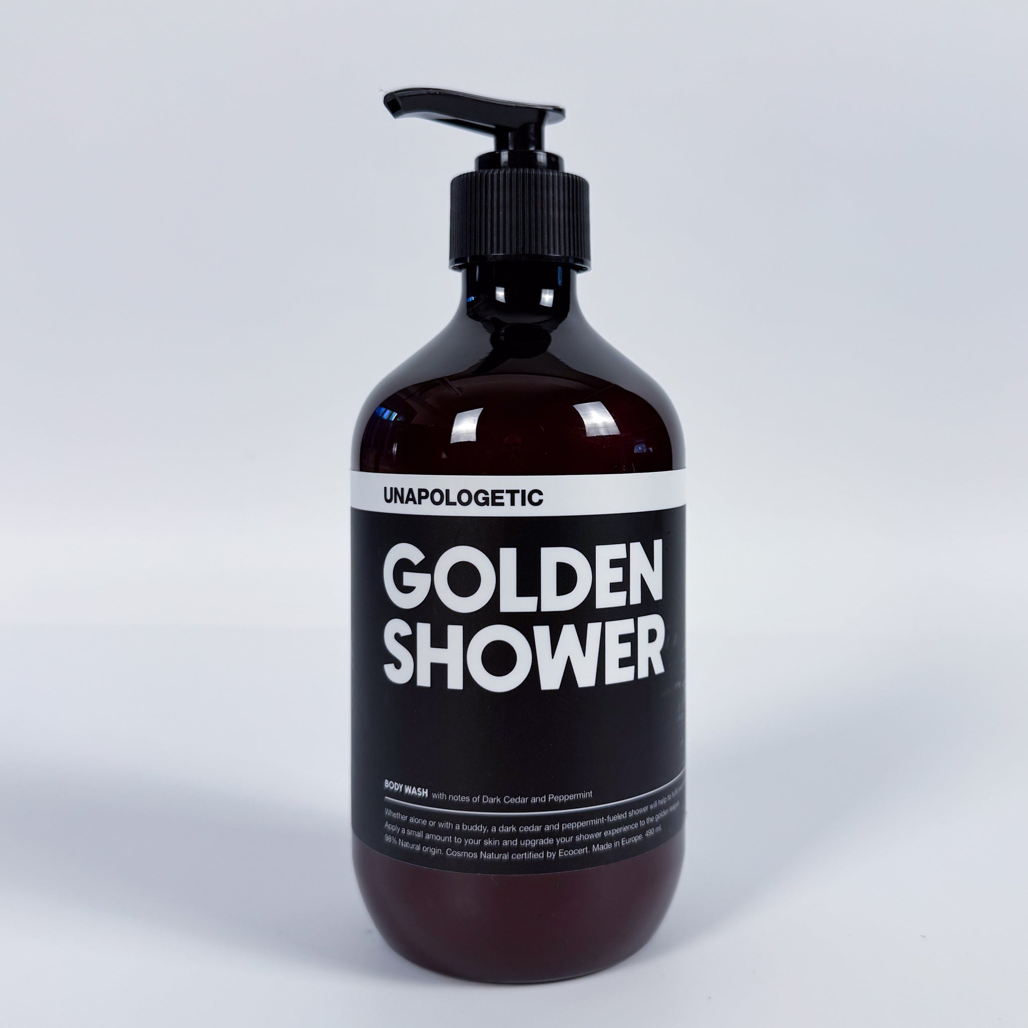 GOLDEN SHOWER - Dark Cedar & Peppermint Body Wash