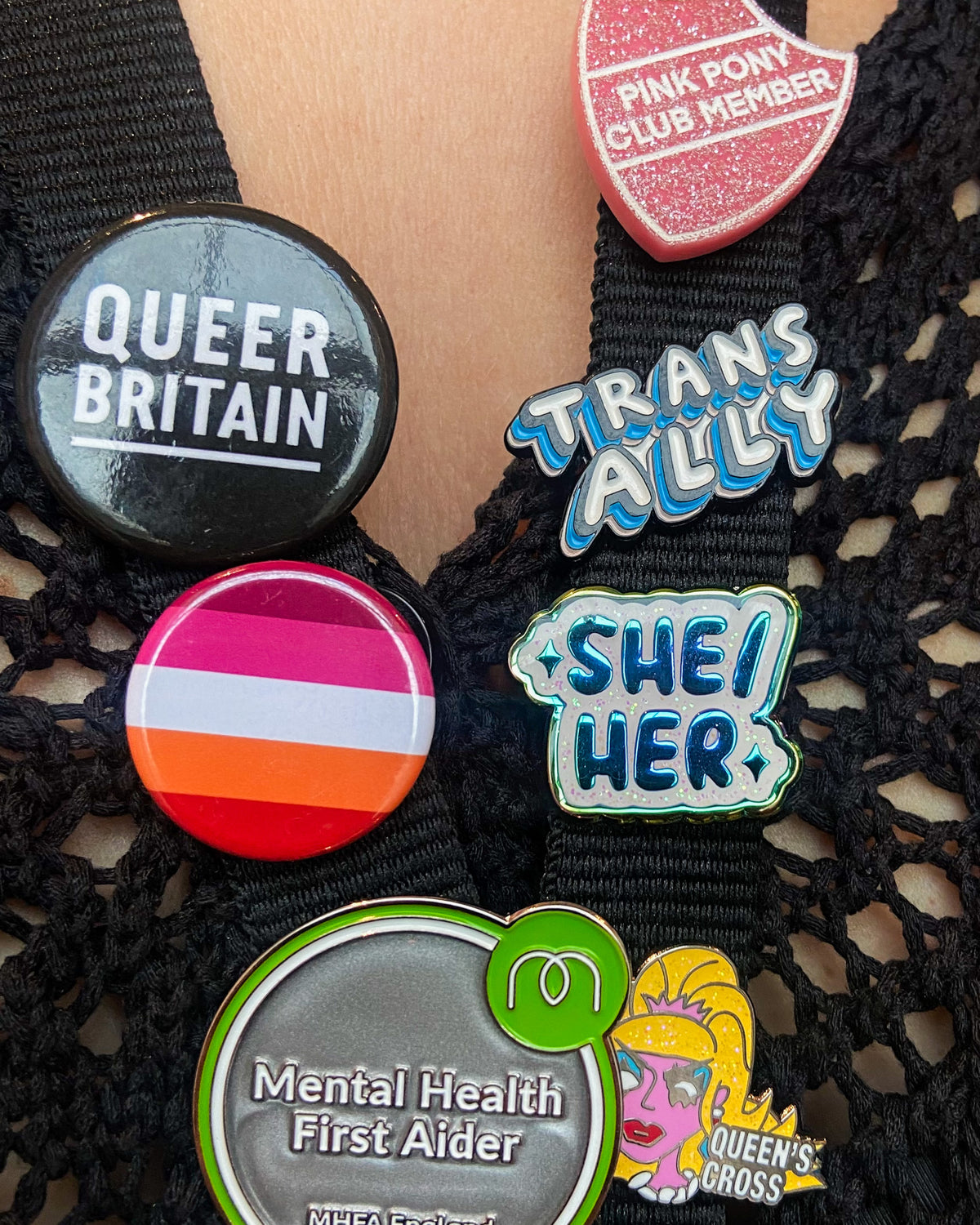 She/Her Enamel Pin