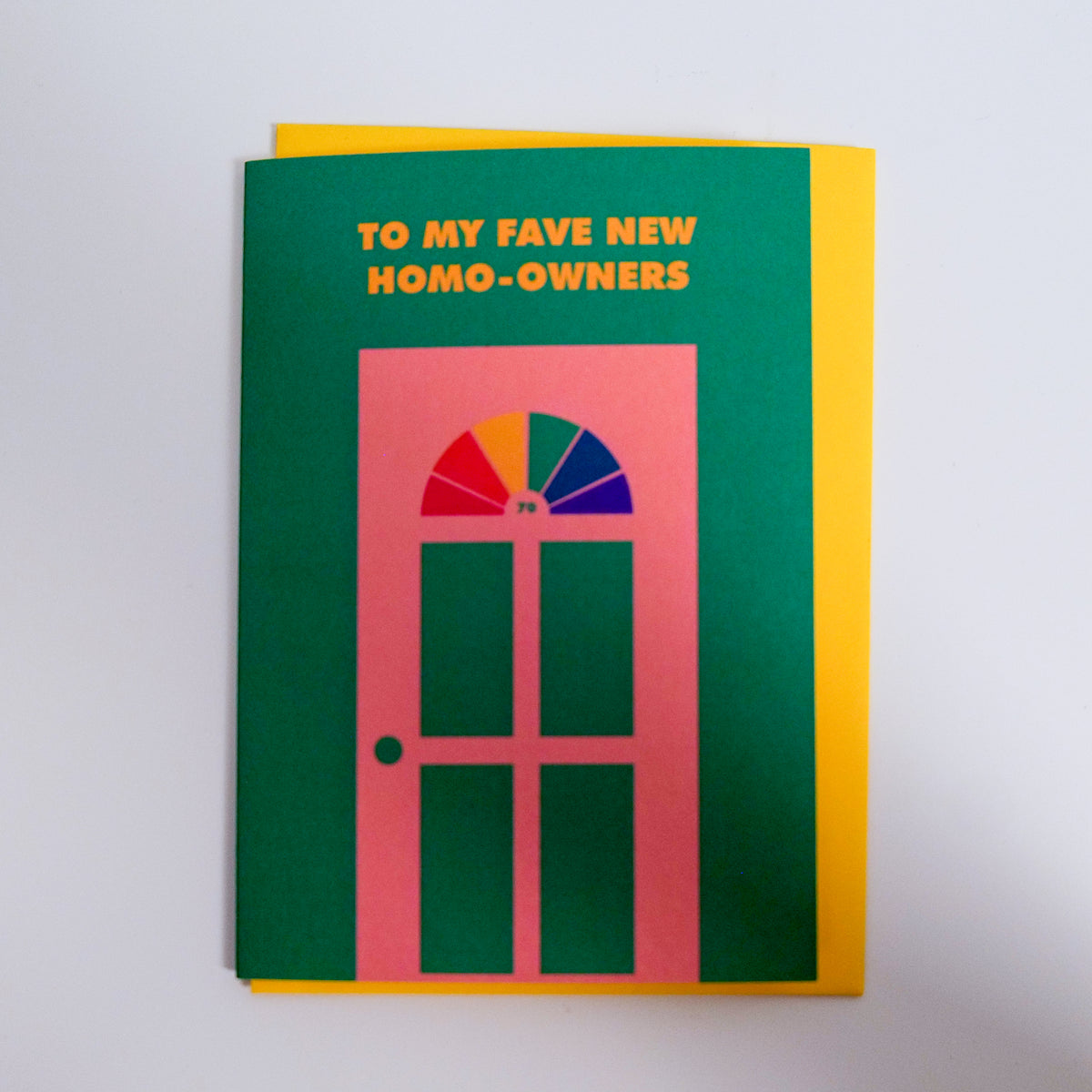 Homo Owner Gay LGBTQ+ Funny New Home Card: Plastic Free