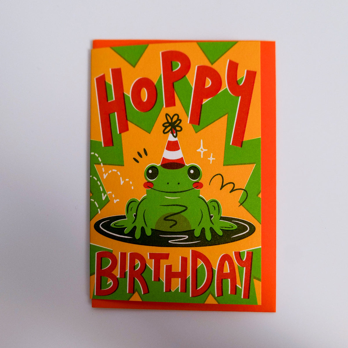 Hoppy Birthday Card: Cellophane