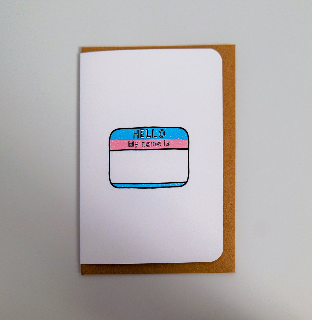 Trans My Name Is | Transgender Name Change Announcement Card