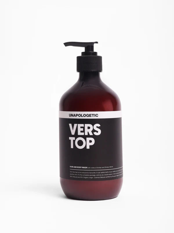 VERS TOP - Amber and Smoky Vetiver Hair & Body Wash