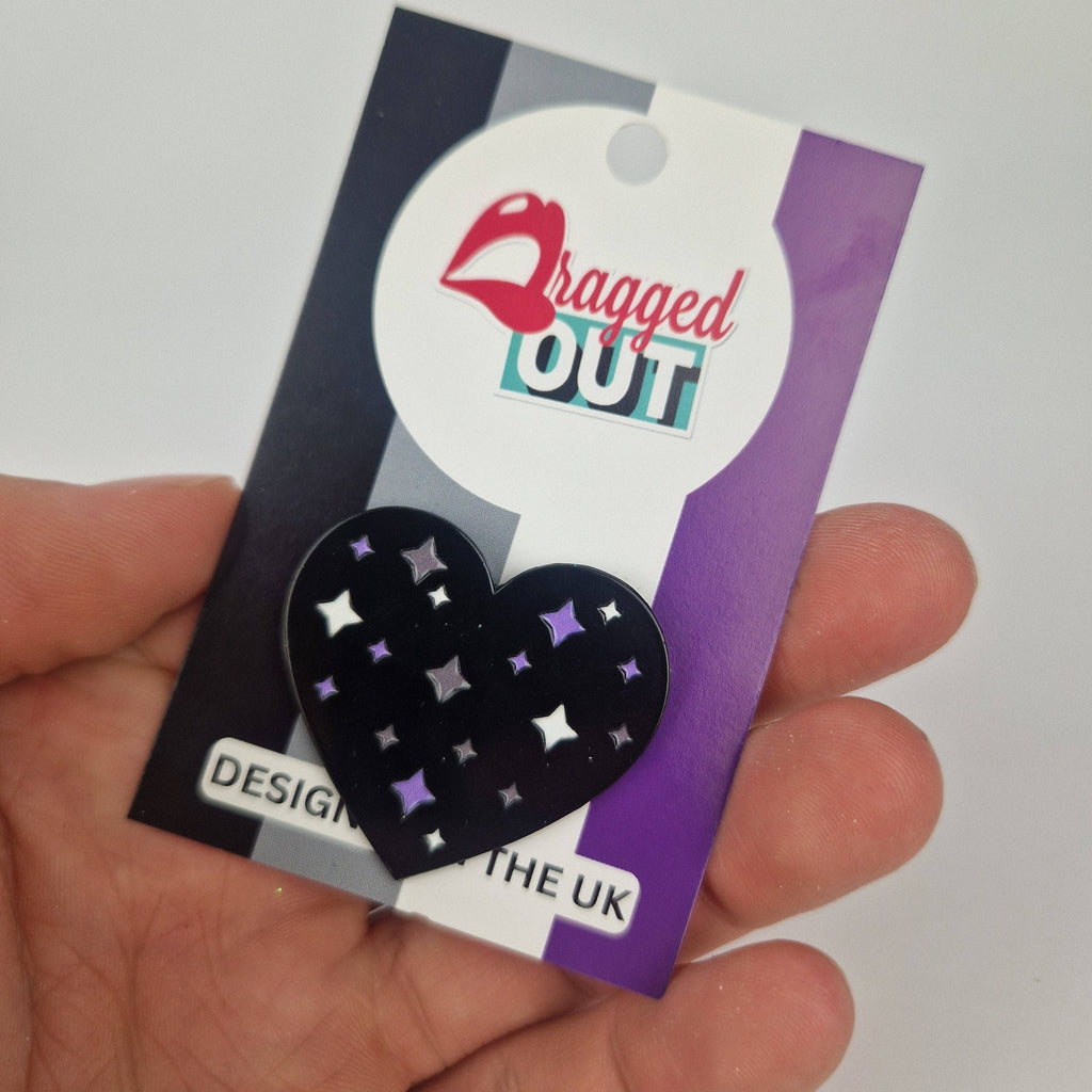 Asexual Heart Badge