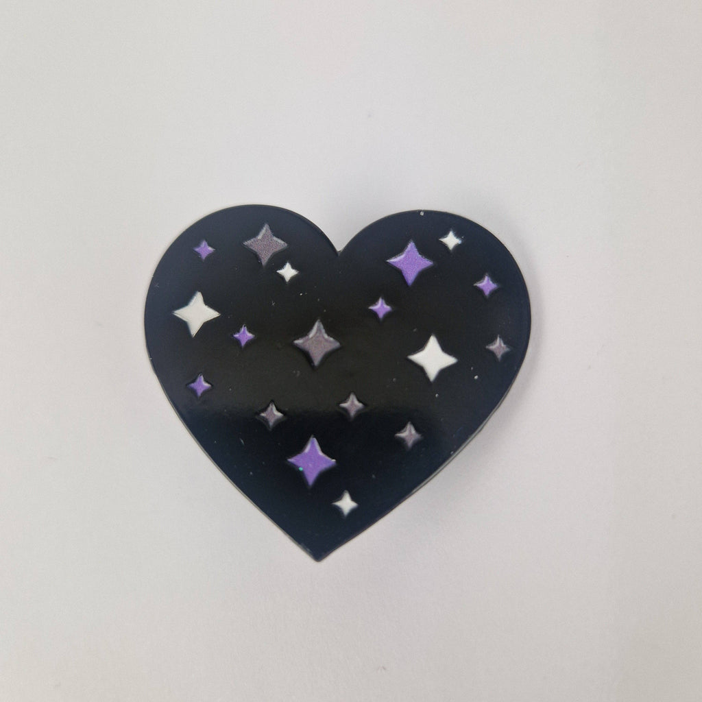 Asexual Heart Badge